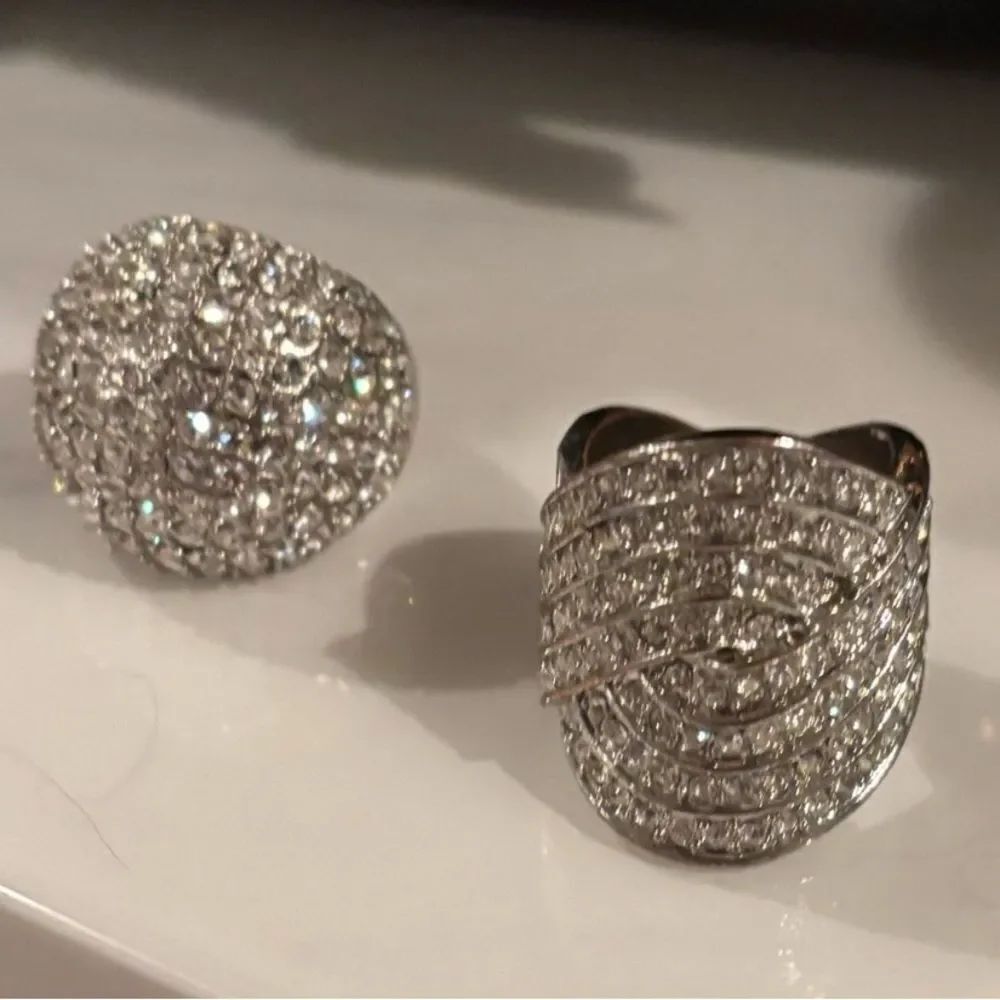🛍️Cocktail Ring Set. Costume but Gorgeous Statement Rings